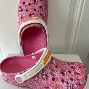 Hello Kitty Pink Patterned Kids Sandals